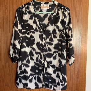 Annabella button up polyester blouse